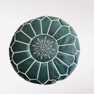 Handmade Moroccan Leather Pouf